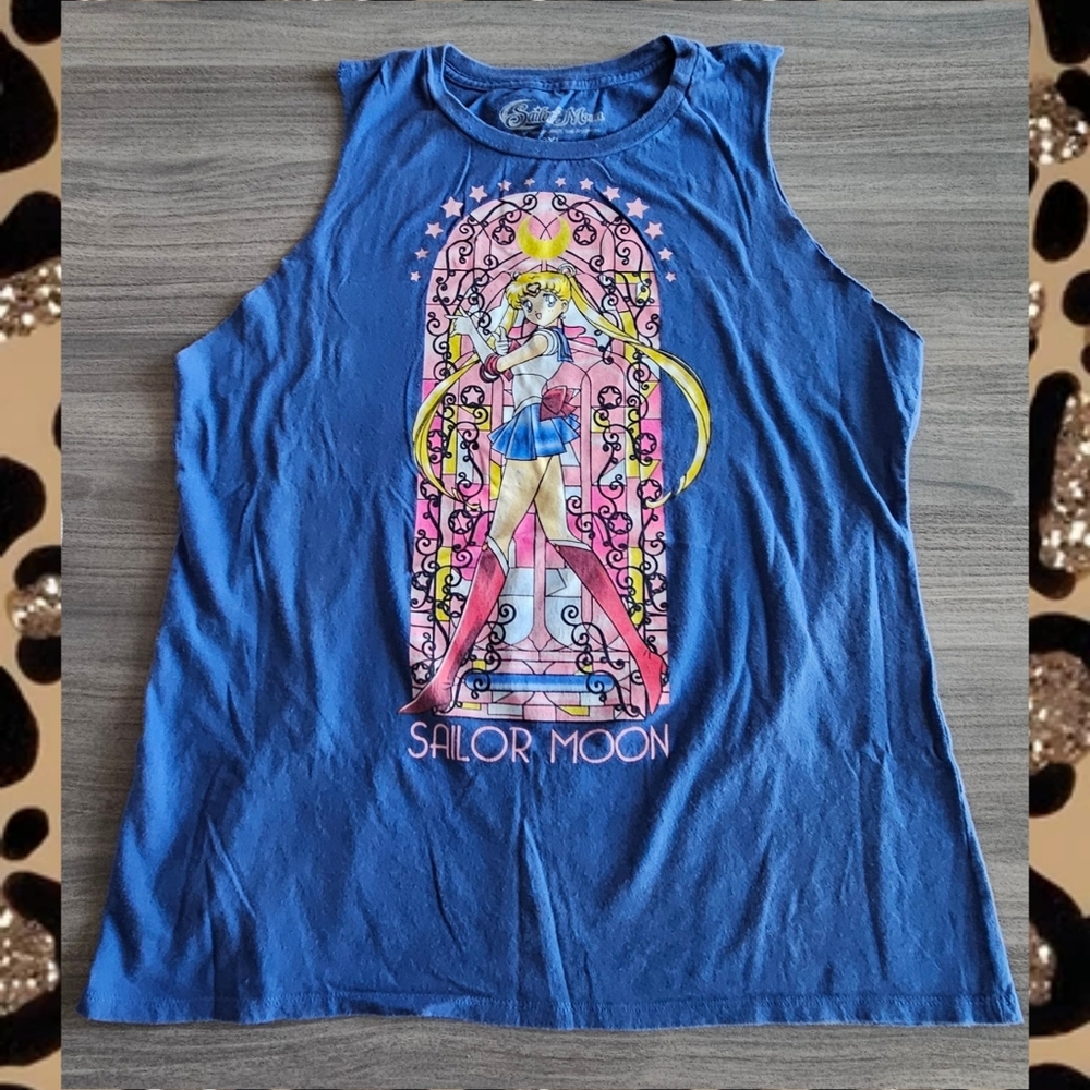 Sailor Moon Stained Glass Tank 3XL Like New!